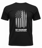 DEFY Flag Black Tee
