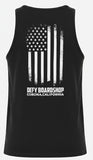 DEFY Flag Black Tank