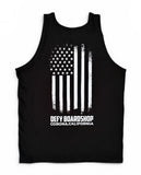 DEFY Flag Black Tank