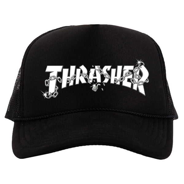 THRASHER Chains Trucker Hat