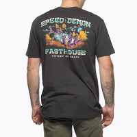 FASTHOUSE Treader Washed Black Tee