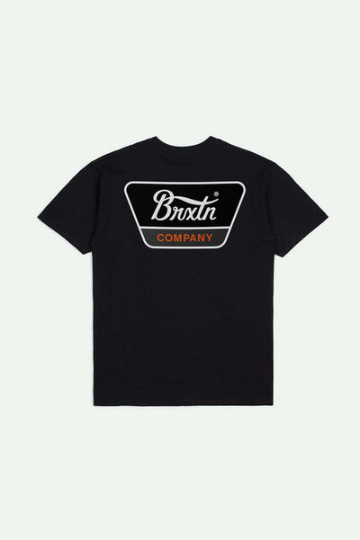 BRIXTON Linwood Black Tee