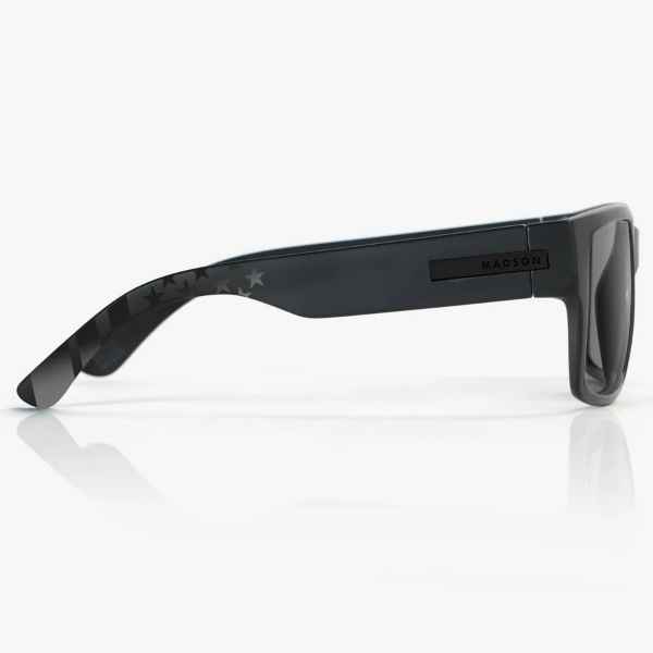 MADSON Classico Polarized Mat Black Flag/Grey Sunglasses – Defy Boardshop