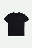 BRIXTON Crest Black Tee