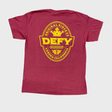 DEFY Crown Burgundy T-Shirt