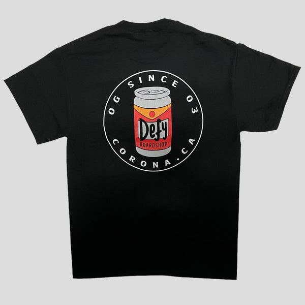 DEFY Duff Black T-Shirt