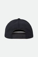 BRIXTON Crest Netplus Utility Black Snapback Hat