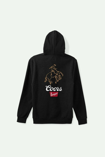 BRIXTON Coors Colt Black Hoodie