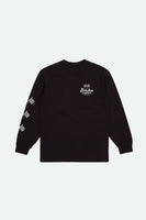 BRIXTON Wayburn Blk Long Sleeve Tee