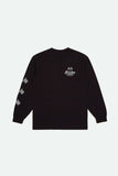 BRIXTON Wayburn Blk Long Sleeve Tee