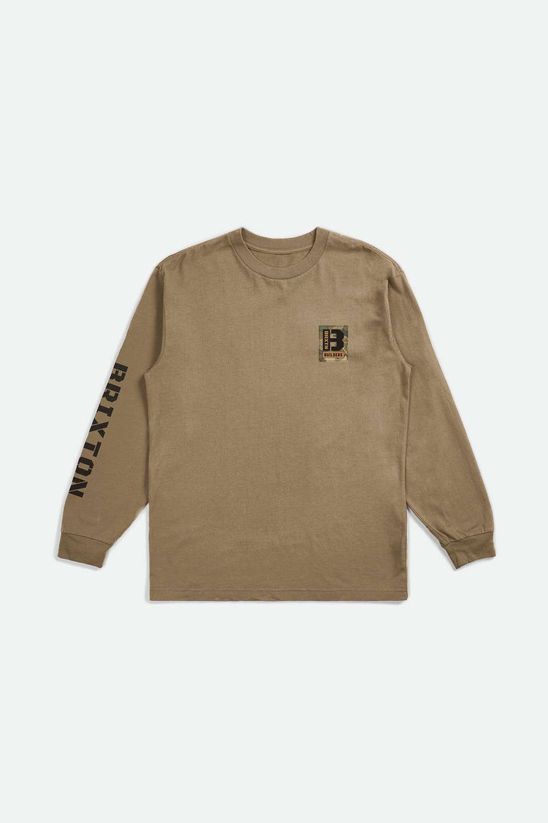 BRIXTON Builders Drab Long Sleeve Tee – Defy Boardshop
