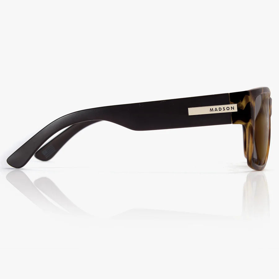 MADSON Classico Polarized Mat Tortoise Black/Grey Sunglasses – Defy Boardshop