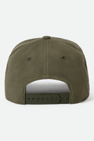 BRIXTON Crest Ivy Green Snapback Hat