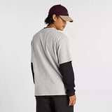 NEW BALANCE Numeric Small Logo Heather Grey Tee