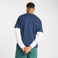NEW BALANCE Numeric Small Logo Blue Tee