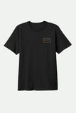 BRIXTON Grade Black Tee