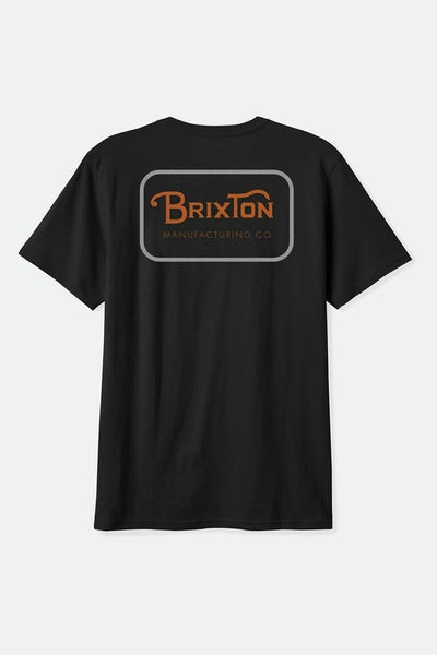 BRIXTON Grade Black Tee