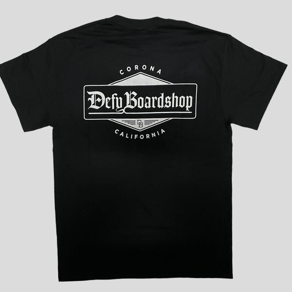 DEFY Old English Black T-Shirt