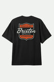 BRIXTON Brooker Black Tee