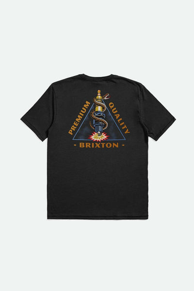 BRIXTON Sparky Black Tee