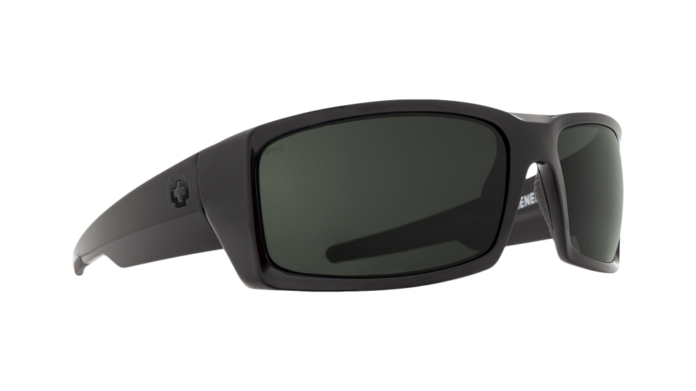 SPY General Polarized Black/Ansi Gray Green Sunglasses – Defy Boardshop