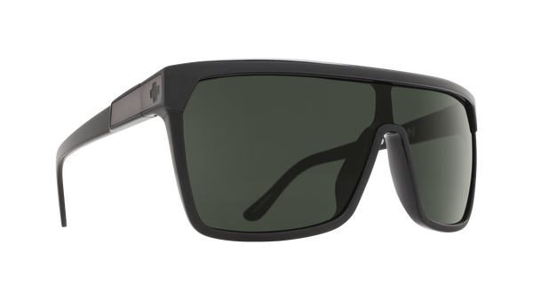 SPY Flynn Black/Gray Green Sunglasses