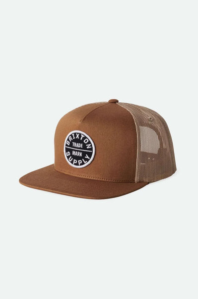 BRIXTON Oath Tan/Lt Tan Trucker Hat