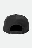 BRIXTON Oath Black Snapback Hat