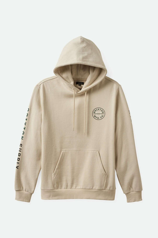 BRIXTON Crest Beige Hoodie – Defy Boardshop